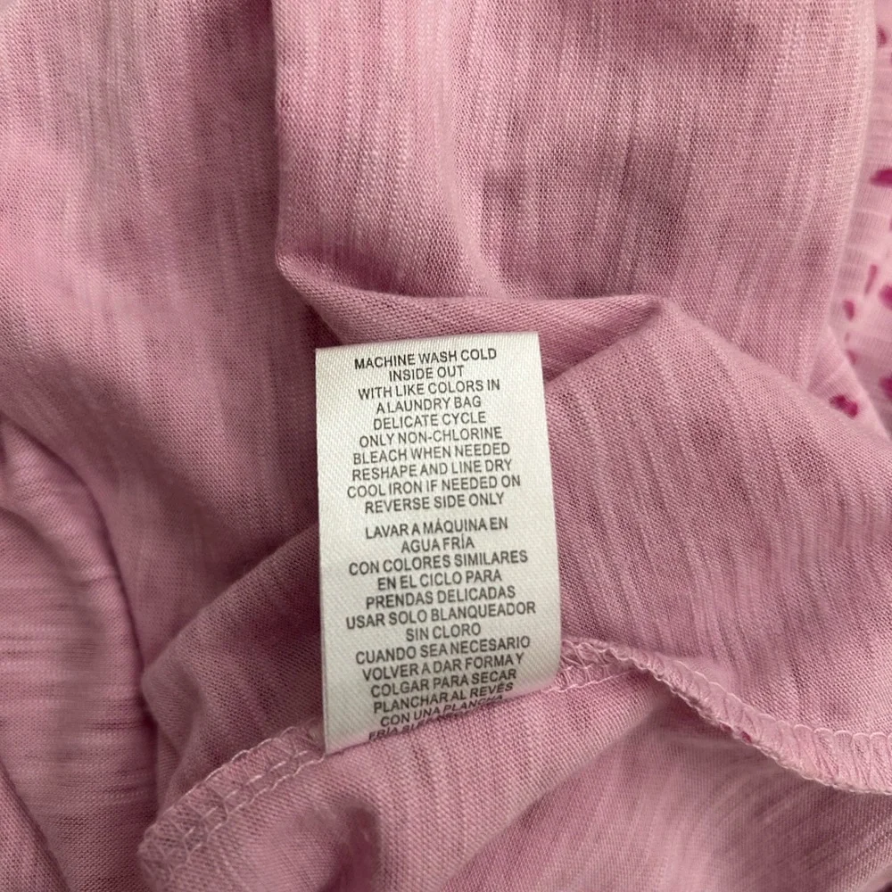 Pink on pink Democracy shirt, size 1X - Picture 6 of 7
